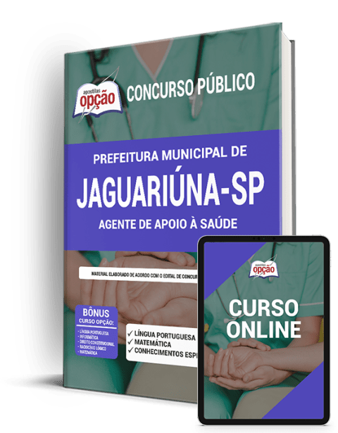 Apostila Pref Jaguariúna - SP 2021 - Agente de Apoio à Saúde