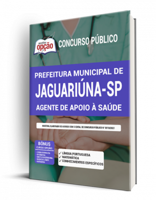 Apostila Prefeitura de Jaguariúna - SP - Agente de Apoio à Saúde