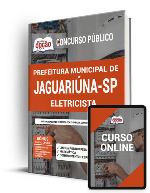 Apostila Pref Jaguariúna - SP 2021 - Eletricista