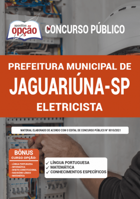 Apostila Prefeitura de Jaguariúna - SP - Eletricista