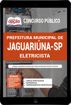 Apostila Prefeitura de Jaguariúna - SP em PDF - Eletricista