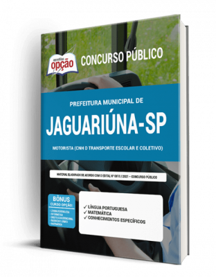 Apostila Prefeitura de Jaguariúna - SP - Motorista (CNH D Transporte Escolar e Coletivo)