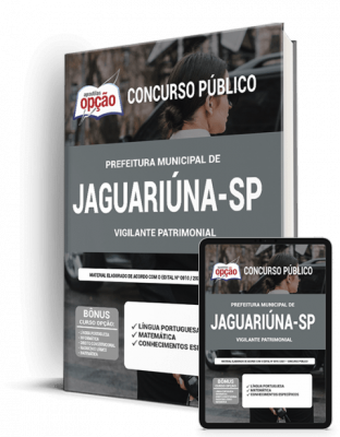 Apostila Prefeitura de Jaguariúna - SP - Vigilante Patrimonial