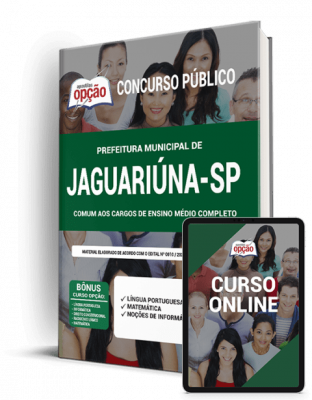 Apostila Prefeitura de Jaguariúna - SP - Comum aos Cargos de Ensino Médio Completo