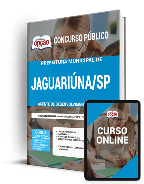 Apostila Pref Jaguariúna SP 2021 - Agente de Desenvolvimento Infantil