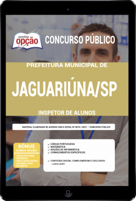 Apostila Prefeitura de Jaguariúna - SP em PDF - Inspetor de Alunos
