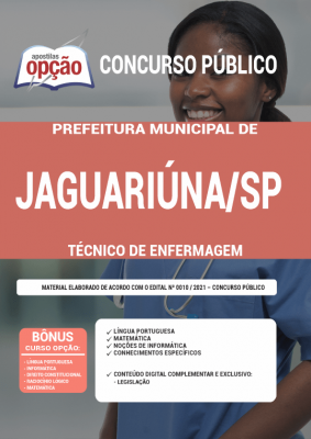 Apostila Prefeitura de Jaguariúna - SP - Técnico de Enfermagem