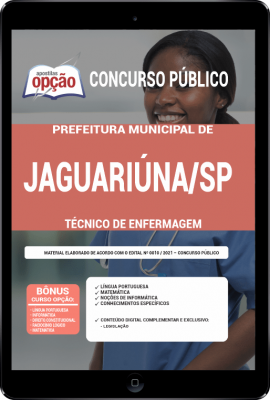 Apostila Prefeitura de Jaguariúna - SP em PDF - Técnico de Enfermagem