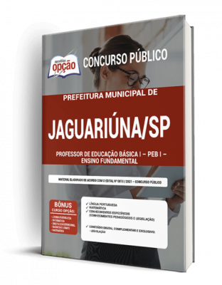 Apostila Prefeitura de Jaguariúna - SP - Professor de Educação Básica I - PEB I - Ensino Fundamental
