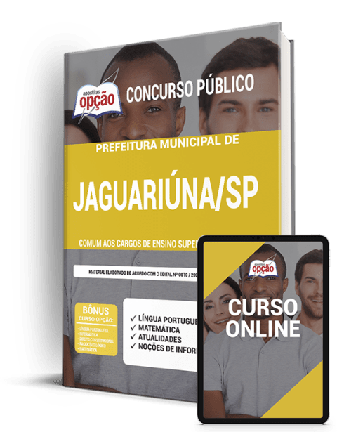 Apostila Pref Jaguariúna SP 2021 - Comum aos Cargos de Ensino Superior
