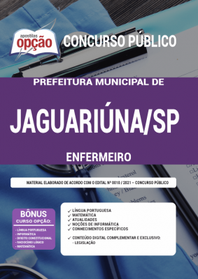 Apostila Prefeitura de Jaguariúna - SP - Enfermeiro