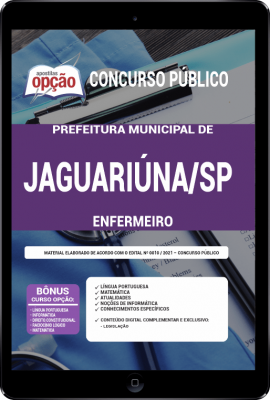 Apostila Prefeitura de Jaguariúna - SP em PDF - Enfermeiro