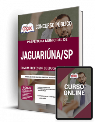 Apostila Prefeitura de Jaguariúna - SP - Comum Professor de Educação Básica