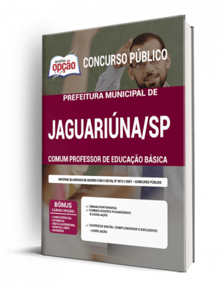 Apostila Prefeitura de Jaguariúna - SP - Comum Professor de Educação Básica