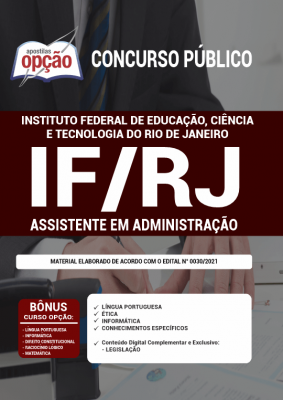Apostila IFRJ - Assistente em Administração