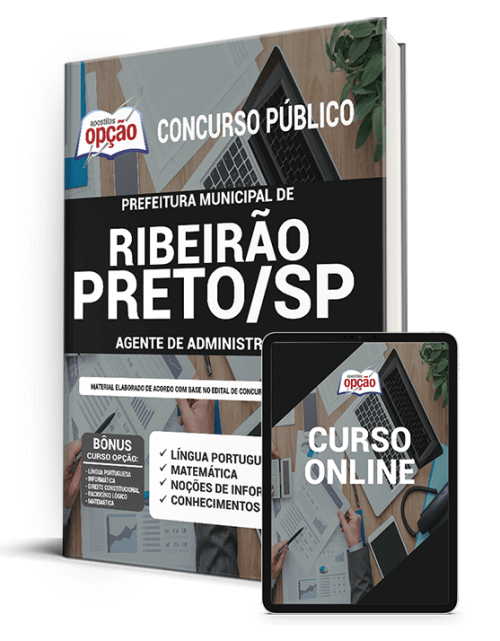 Apostila Prefeitura de Ribeirão Preto - SP 2021 Agente de Administração