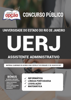 Apostila UERJ-RJ - Assistente Administrativo