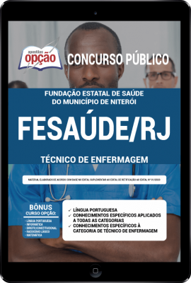 Apostila FeSaúde Niterói - RJ em PDF - Técnico de Enfermagem