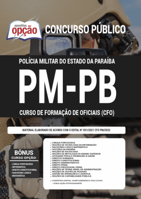 Apostila PM-PB - Curso de Formação de Oficiais (CFO)