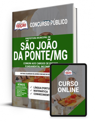 Apostila Prefeitura de São João da Ponte - MG - Comum aos Cargos de Ensino Fundamental Incompleto