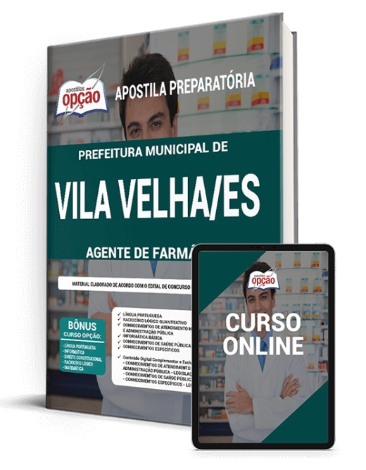 Apostila Prefeitura de Vila Velha - ES 2021 - Agente de Farmácia