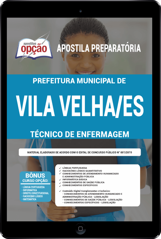 Apostila Prefeitura de Vila Velha - ES PDF Técnico de Enfermagem 2021