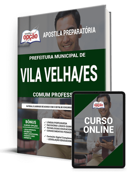 Apostila Prefeitura de Vila Velha - ES 2021 - Comum Professor