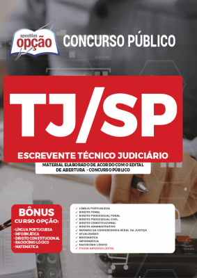 Apostila TJ-SP Escrevente Técnico Judiciário