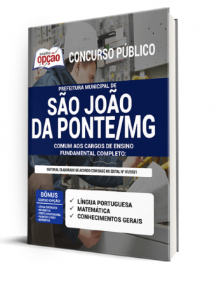 Apostila Prefeitura de São João da Ponte - MG - Comum aos Cargos de Ensino Fundamental Completo