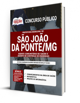 Apostila Prefeitura de São João da Ponte - MG - Agente Comunitário de Saúde e Agente de Controle de Endemias
