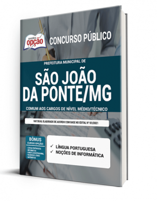 Apostila Prefeitura de São João da Ponte - MG - Comum aos Cargos de Nível Médio/Técnico