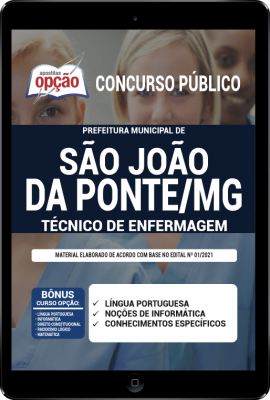 Apostila Prefeitura de São João da Ponte - MG em PDF - Técnico de Enfermagem