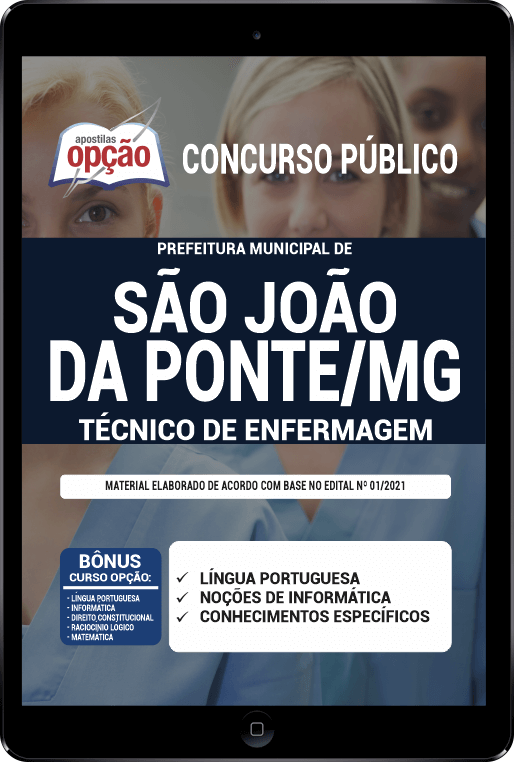 Apostila Pref São João da Ponte MG PDF Técnico de Enfermagem 2021