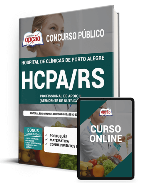 Apostila HCPA-RS 2021 Profissional de Apoio II (Atendente de Nutrição)