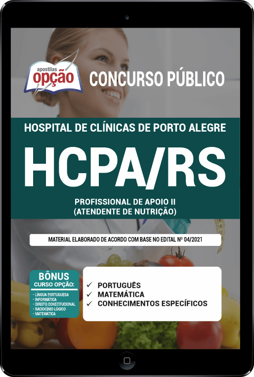 Apostila HCPA-RS PDF Profissional de Apoio II 2021