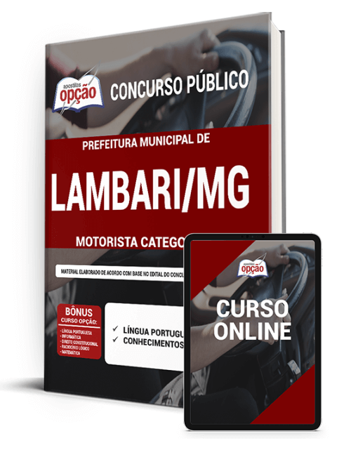 Apostila Pref de Lambari - MG 2021 - Motorista Categoria D