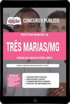 Apostila Prefeitura de Três Marias - MG em PDF - Comum aos Cargos de Nível Médio