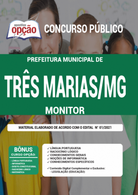Apostila Prefeitura de Três Marias - MG - Monitor