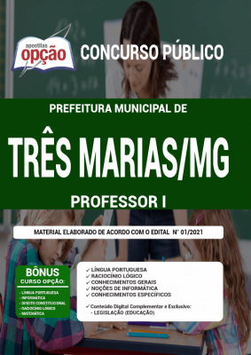 Apostila Prefeitura de Três Marias - MG - Professor I