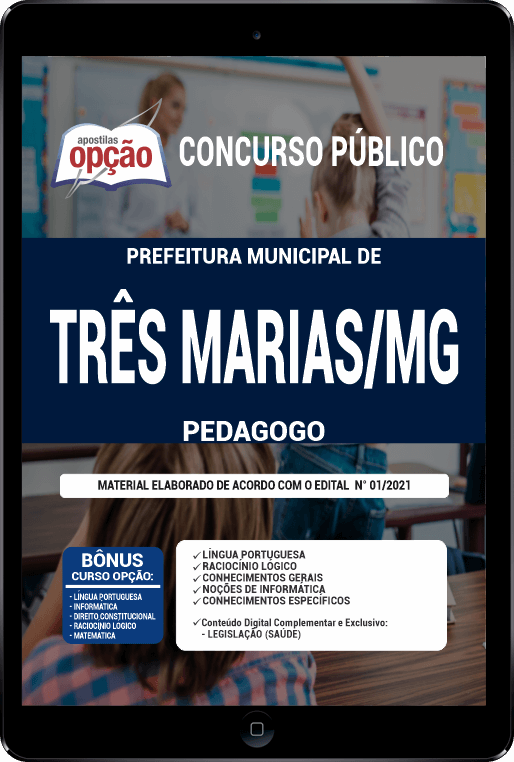 Apostila Pref Três Marias MG PDF - Pedagogo 2021