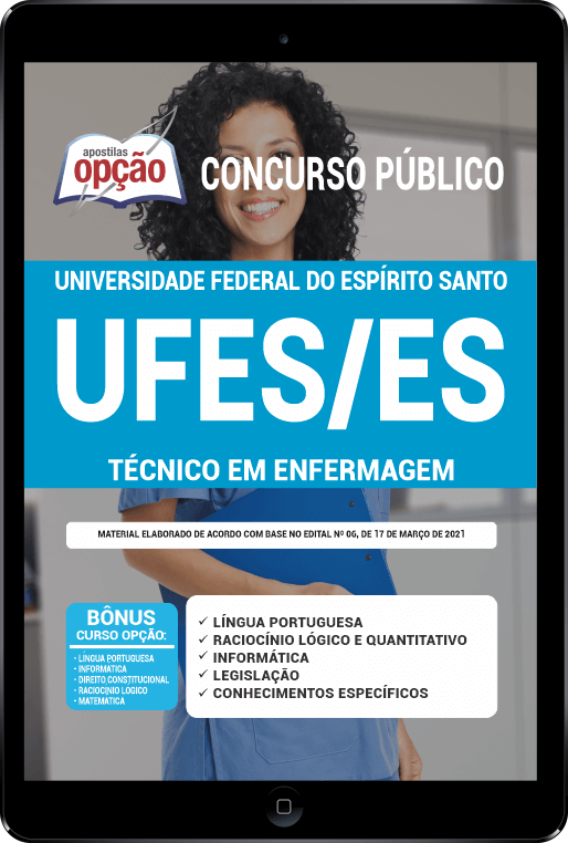 Apostila UFES PDF - Técnico em enfermagem 2021