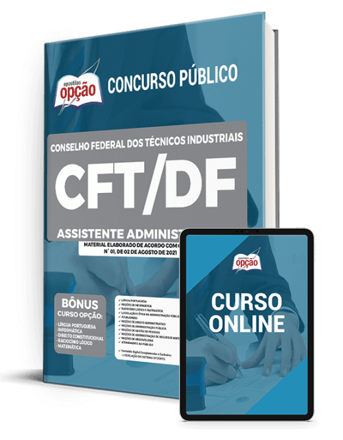 Apostila CFT-DF 2021 - Assistente Administrativo
