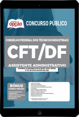 Apostila CFT-DF em PDF - Assistente Administrativo