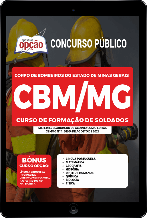 Apostila CBM-MG PDF - Curso de Formação de Soldados 2021
