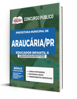 Apostila Prefeitura de Araucária - PR - Educador Infantil II