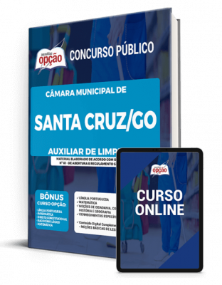 Apostila Câmara de Santa Cruz - GO - Auxiliar de Limpeza