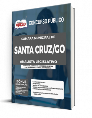 Apostila Câmara de Santa Cruz - GO - Analista Legislativo