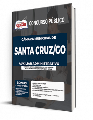 Apostila Câmara de Santa Cruz - GO - Auxiliar Administrativo