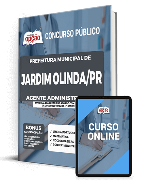 Apostila Prefeitura de Jardim Olinda - PR 2021 - Agente Administrativo