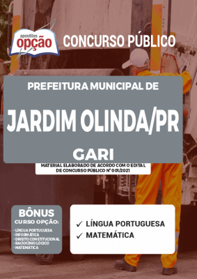 Apostila Prefeitura de Jardim Olinda - PR - Gari